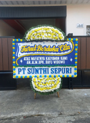 Papan Bunga Duka di Diwek